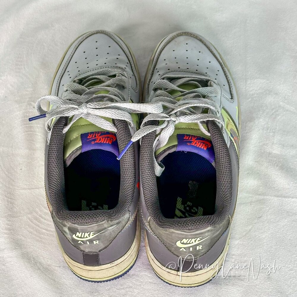 Nike Air Force 1 Low Dunk It (GS) Size 7Y- CT1628-001 - Picture 9 of 13